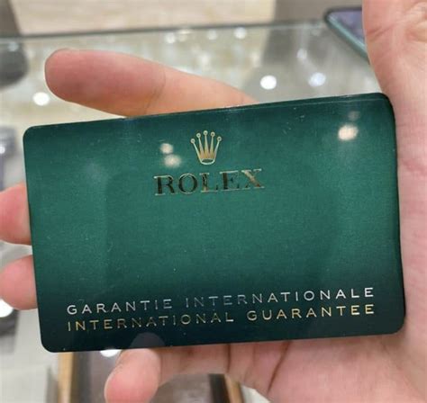 anno di inserimento delle nuove card garanzia rolex|La garanzia Rolex.